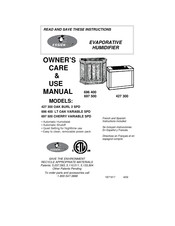 Essick Air 427 300 Manual De Cuidado Y Uso