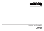 marklin B VI Serie Manual De Instrucciones