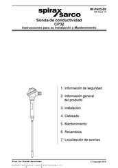 Spirax Sarco CP32 Instrucciones Para Instalación Y Mantenimiento