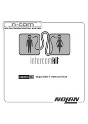 Nolan N-Com Intercom kit Seguridad E Instrucciones