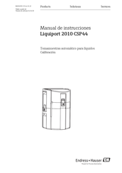 Endress+Hauser Liquiport 2010 CSP44 Manual De Instrucciones