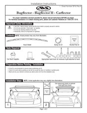 Auto Ventshade Bugflector Instrucciones De Instalación