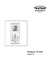 Testboy TV 610 Manual De Instrucciones