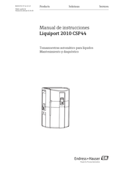 Endress+Hauser Liquiport 2010 CSP44 Manual De Instrucciones