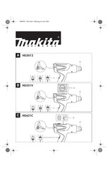 Makita HG651C Manual Del Usuario