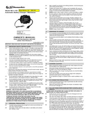 Schumacher Electric SE-1-12S Manual Del Usuario