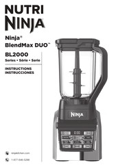 Nutri Ninja BlendMax DUO BL2000 Serie Instrucciones