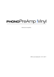 TerraTec PHONO PreAmp iVinyl Manual De Instrucciones