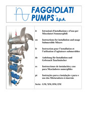 Faggiolati Pumps XM Serie Instrucciones De Instalacion Y Uso