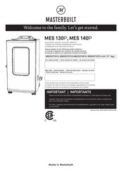 Masterbuilt MES 140P Manual De Instrucciones