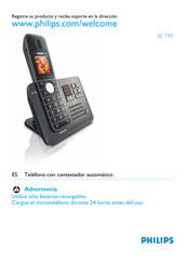 Philips SE745 Manual Del Usuario