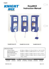 Knight DosaMAX Over the Sink Manual De Instrucciones