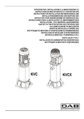 DAB KVC Serie Instrucciones Para La Instalación Y El Mantenimiento