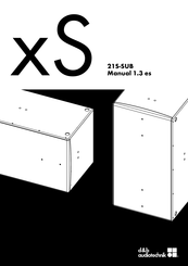 d&b audiotechnik xS 21S-SUB Manual Del Usuario