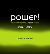 Powermat DUAL 1850 Manual Del Usuario