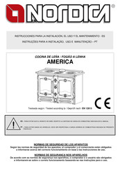 La Nordica AMERICA Instrucciones Para La Instalación, El Uso Y El Mantenimiento