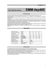 Contrel EMM-4ep-485 Guia De Inicio Rapido