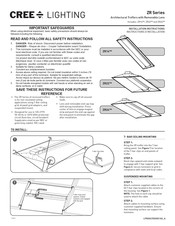 CREE LIGHTING ZR14 Instrucciones De Instalación