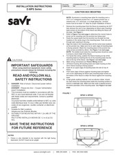 e-conolight saVr WPS08 Instrucciones De Instalación