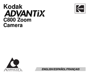 Kodak ADVANTiX C800 Zoom Manual Del Usuario