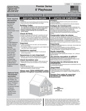 Backyard Storage Solutions 8' Playhouse Manual De Instrucciones