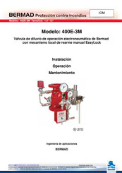 BERMAD 400E-3M Instalación Operación Mantenimiento