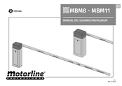 Motorline professional MBM8 - Barreiras Manual Del Usuario / Instalador