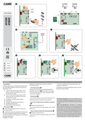 Came AF43SR Manual De Instrucciones