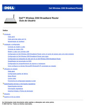 Dell Wireless 2350 Broadband Router Guia Do Usuário