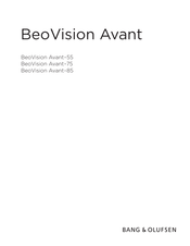 b&o BeoVision Avant-85 Manual Del Usuario