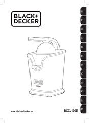 Black and Decker BXCJ100E Manual Del Usuario