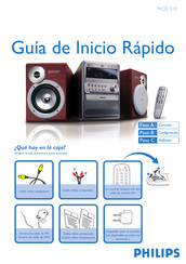 Philips MCD510 Guia De Inicio Rapido