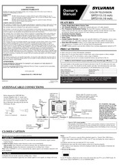 Sylvania SRT2113 El Manual Del Propietario