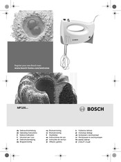 Bosch MFQ35 Serie Instrucciones De Uso