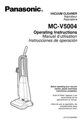 Panasonic MC-V5004 Instrucciones De Operación