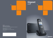 Siemens Gigaset E490 Manual Del Usuario