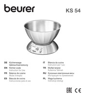 Beurer KS 54 Instrucciones Para El Uso