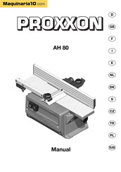 Proxxon AH 80 Manual De Instrucciones