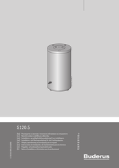 Buderus S120.5 Instrucciones De Instalación Y De Mantenimiento Para Los Técnicos