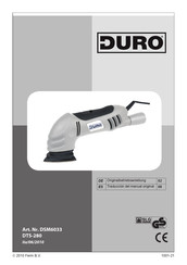 Duro DSM6033 Traducción Del Manual Original