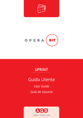 AGB OPERA BIT SPRINT Guía De Usuario