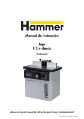 Hammer F3 e-classic Manual De Instruccion