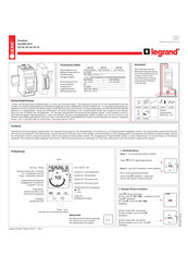 LEGRAND 037 64 Modo De Empleo