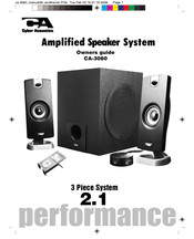 Cyber Acoustics CA-3080 El Manual Del Propietario