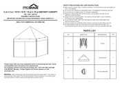 PROSHADE 1900722 Instrucciones De Montaje