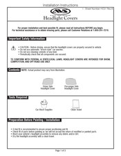 Auto Ventshade HC01 Instrucciones De Instalación