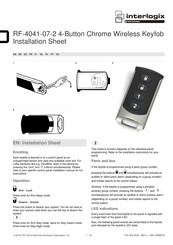 Interlogix RF-4041-07-2 Hoja De Instalación