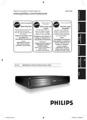 Philips BDP7200 Manual Del Usuario