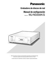 Panasonic WJ-ND200K/G Manual De Configuración