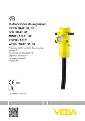 Vega WEIGHTRAC 32 Instrucciones De Seguridad